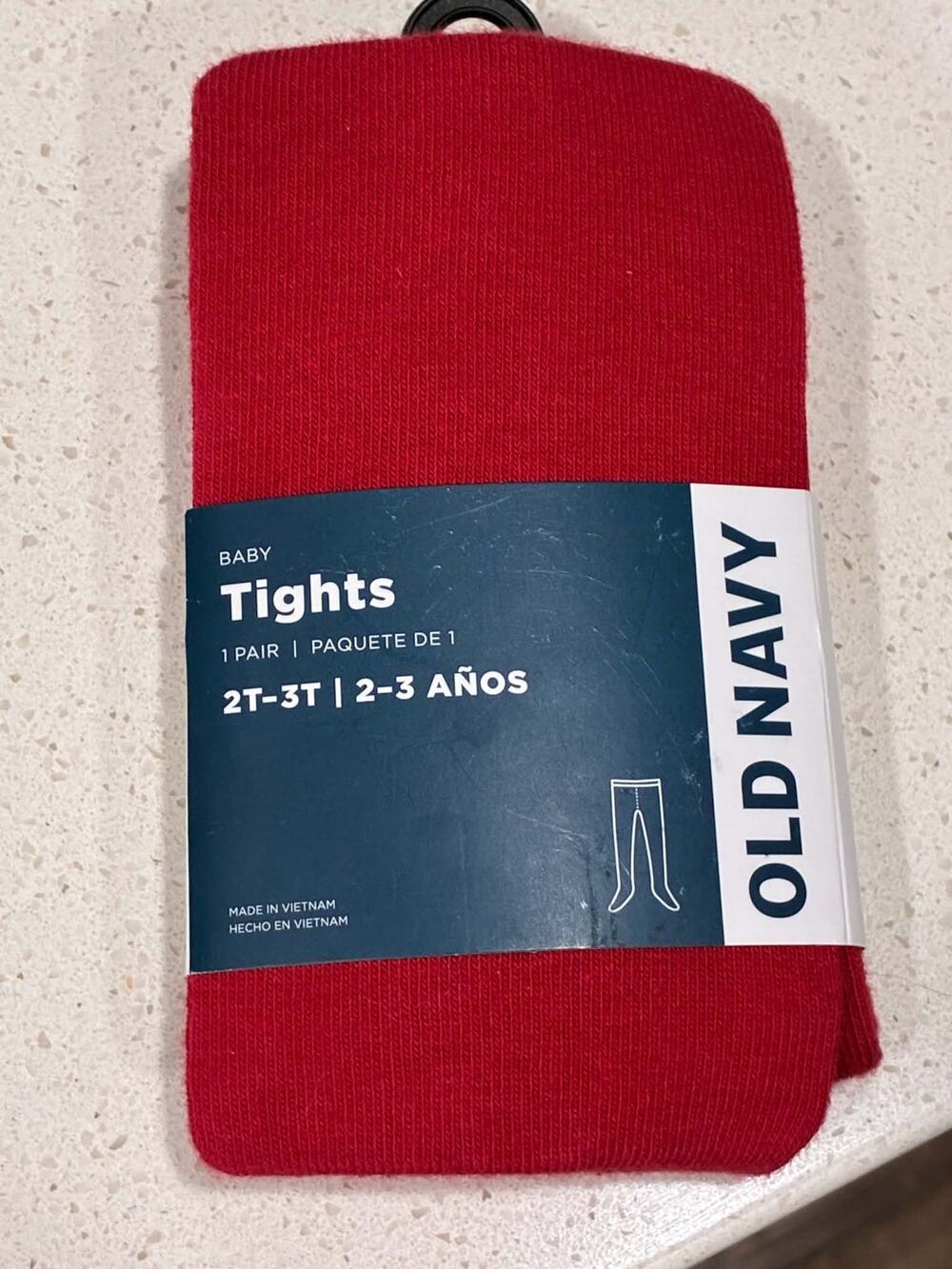 Old Navy Baby Red Tights 2T-3T